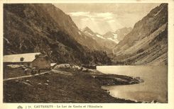 CPA Cauterets le Lac de Gaube et l'Hotellerie 