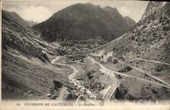 CPA Environs de Cauterets la Raillere 