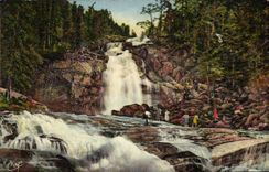 CPA Cauterets Cascade du Pont d'Espagne 