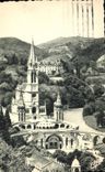 CPA Lourdes Vue plongeante sur la Basilique et la Vallee du Gave 