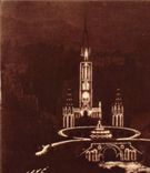 CPA Toute la France Lourdes H P le Rosaire du Soir 