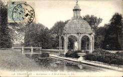 CPA Chantilly le Chateau L'Ile d'Amour 