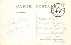 CPA Chantilly le Chateau et le grand degre