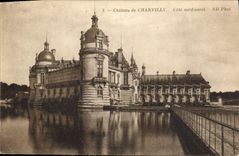 CPA Chateau de Chantilly Cote nord ouest 
