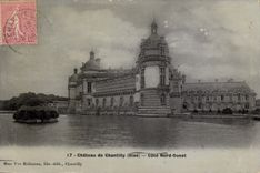 CPA Chateau de Chantilly Oise Cote Nord Ouest 