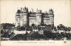 CPA Chateau de Pierrefonds Cote nord 