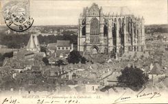 CPA Beauvais  Vue panoramique de la Cathedrale 
