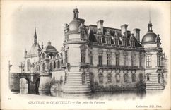 CPA Chateau de Chantilly Vue prise du Parterre 