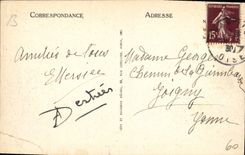 CPA Chantilly Le Chateau Cote Nord Ouest 