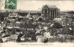 CPA Beauvais Panorama pris de Saint Etienne 