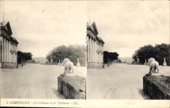 CPA Compiegne Le Chateau et les Terrasses 
