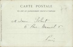 CPA Palais de Fontainebleau Vue prise du Parc 