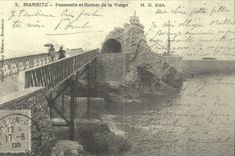 REPRO Biarritz Passerelle et Rocher de la Vierge 