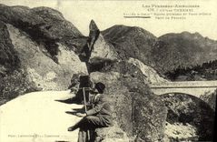 REPRO Ax les Thermes Vallee d'Orlu Route d'Orgeix et fond d'Orlu Pont de Petches 