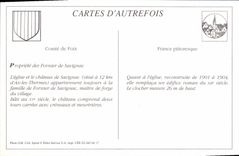 REPRO Environs d'Ax les Thermes Eglise et Chateau de Savignae
