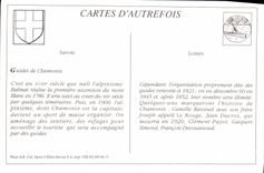 REPRO Chamonix Le Lac Blanc vue prise au dessus de la Flegere 