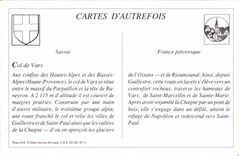 REPRO Le Col de Vaes Route de Saint Paul a Guillestre 