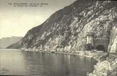 REPRO Aix les Bains le Lac du Bourget Le Tunnel de l'Innocent 
