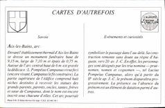 REPRO Aix les Bains Arc de Campanus 