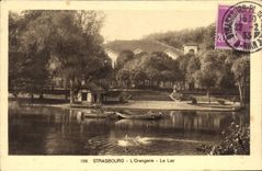 CPA Strasbourg L'Orangerie Le Lac 