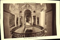 CPA Musee de Chantilly Grille Interieur du Musee 