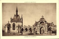 CPA Musee de Chantilly L'Entree et la Chapelle 