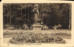 CPA Strasbourg L'Orangerie Gaenseliesel 
