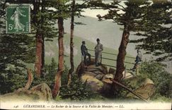 CPA Gerardmer Le Rocher de la Source et le Vallee de Munster 