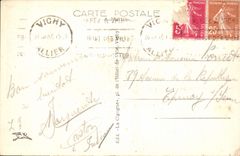 CPA Vichy Le Casino vu du Jardin 