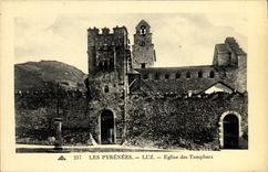CPA Les Pyrenees Luz Eglise des Templiers 