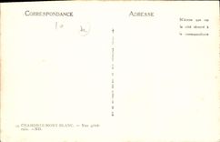 CPA Chamonix Mont Blanc Vue generale 