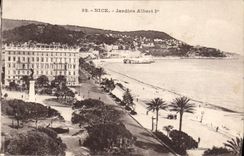 CPA Nice Jardins Albert Ier 