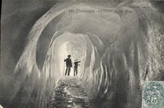CPA Chamonix La Grotte du Mt Blanc 