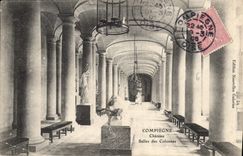 CPA Compiegne Chateau Salles des Colonnes 