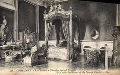 CPA Compiegne Le Chateau Chambre second Empire 