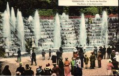 CPA Versailles Le Bassin des Rocailles 