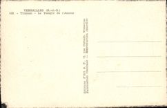 CPA Versailles S et O Trianon Le Temple de l'Amour 
