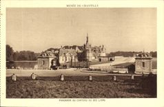CPA Musee de Chatilly Panorama du Chateau vu des Lions 
