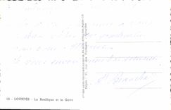 CPA Lourdes La Basilique et le Gave 