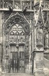CPA Louviers Eglise Notre Dame Petit Portail 
