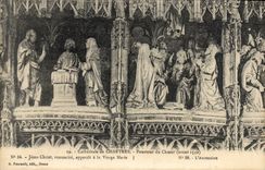 CPA Cathedrale de Chartres Pourtour du Choeur 