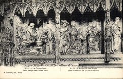 CPA Cathedrale de Chartres Pourtour du Choeur 