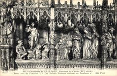 CPA Cathedrale de Chartres Pourtour du Choeur 