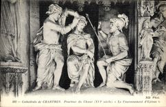 CPA Cathedrale de Chartres Pourtour du Choeur 