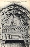 CPA Cathedrale de Chartres E et L Portail Occidental 