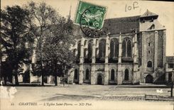 CPA Chartres L'Eglise Saint Pierre 