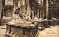 CPA Dreux E et L Chapelle Saint Louis Pourtour du Choeur 