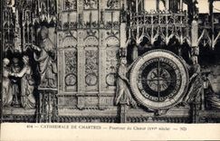 CPA Cathedrale de Chartres Pourtour du Choeur 
