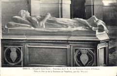 CPA Dreux Chapelle Saint Louis Tombeau de SAR 