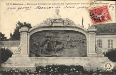 CPA Chartres Monument de Pasteur 